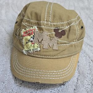 Disney Parks Tan Hat: Mickey Mouse